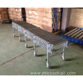 Stainless steel Motorized Flexible Extendable Roller Conveyor for industry